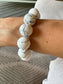 White Howlite Stretch Bracelet