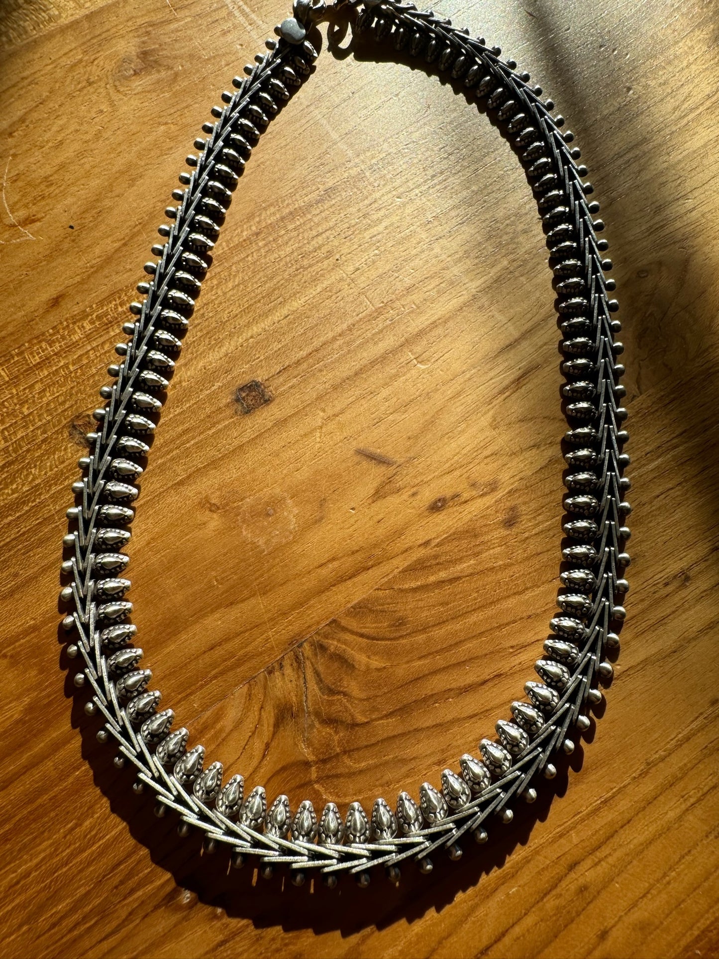 Vintage Silver Bullet Choker Necklace